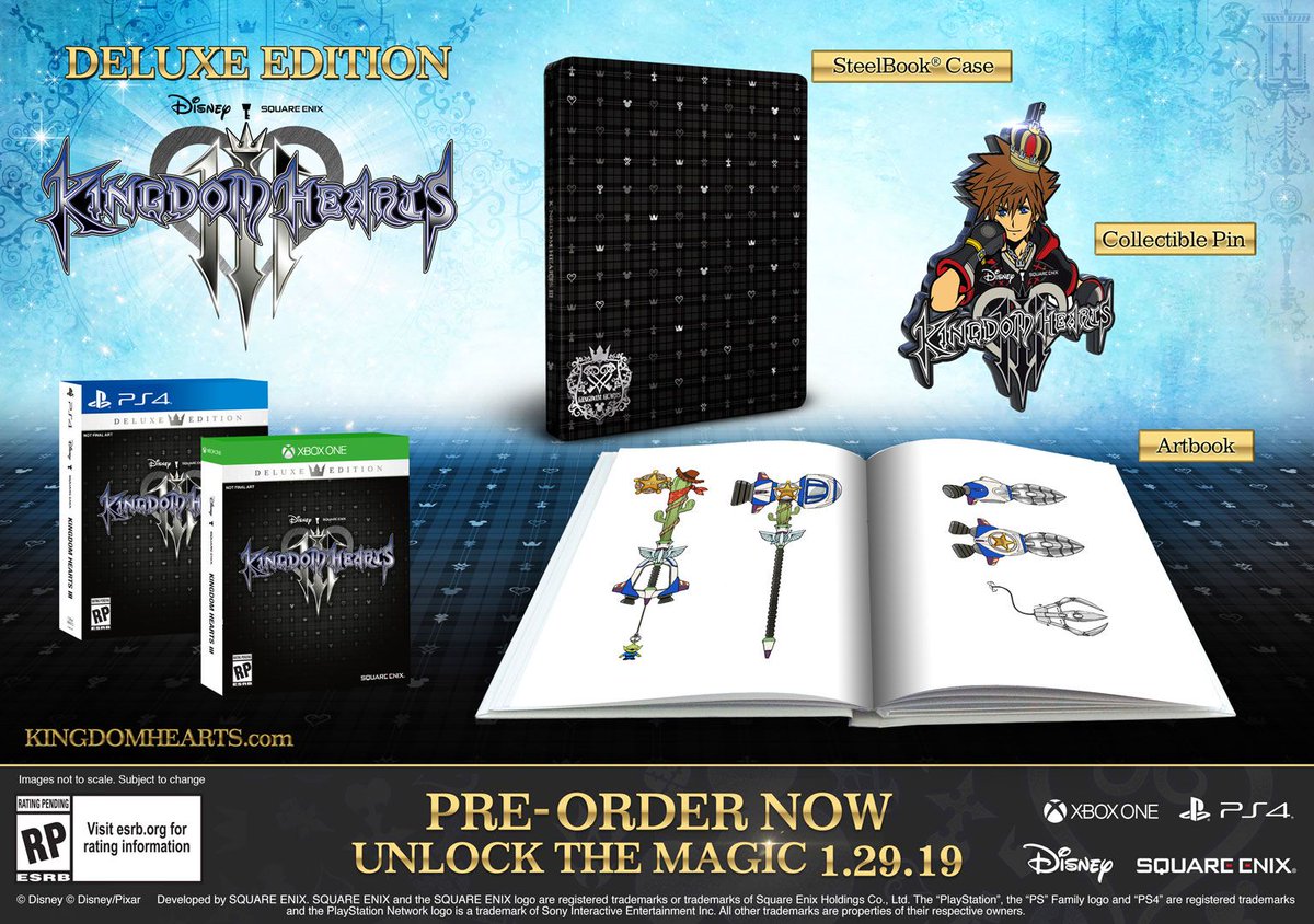 KINGDOM HEARTS 3 Deluxe Edition Announced! - News - Kingdom Hearts